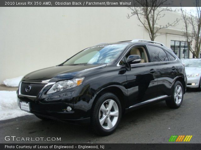 2010 Lexus RX 350 AWD in Obsidian Black