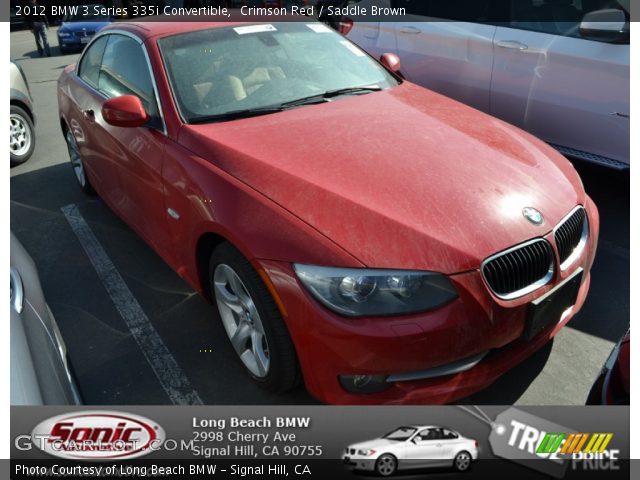 2012 BMW 3 Series 335i Convertible in Crimson Red