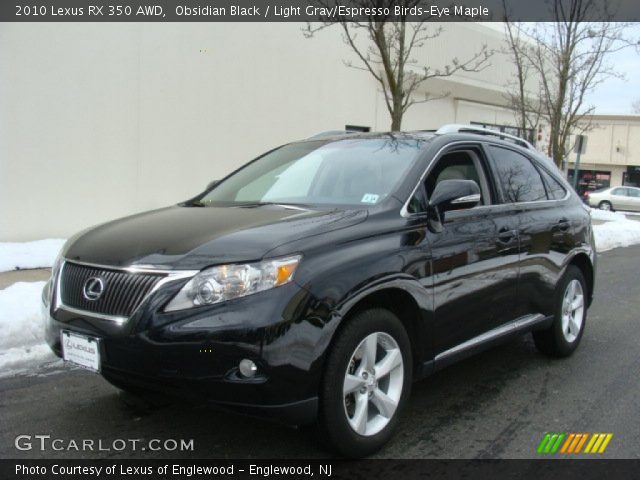 2010 Lexus RX 350 AWD in Obsidian Black