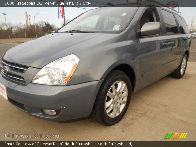 2008 Kia Sedona EX in Velvet Blue Metallic