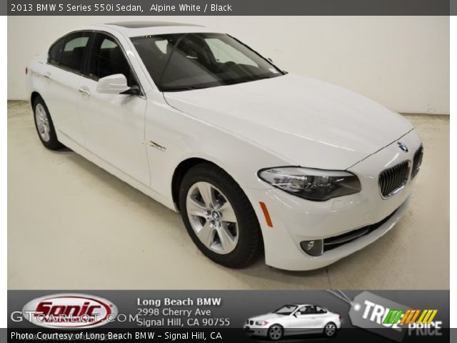 2013 BMW 5 Series 550i Sedan in Alpine White