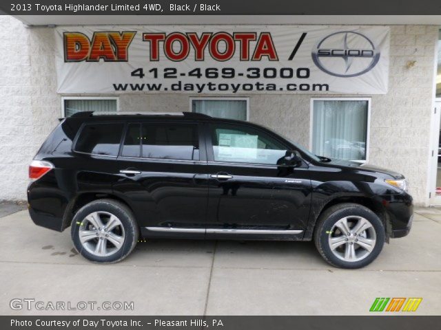 2013 Toyota Highlander Limited 4WD in Black