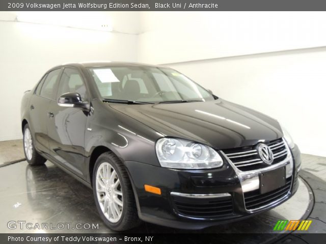 2009 Volkswagen Jetta Wolfsburg Edition Sedan in Black Uni