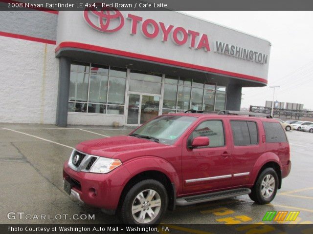 2008 Nissan Pathfinder LE 4x4 in Red Brawn