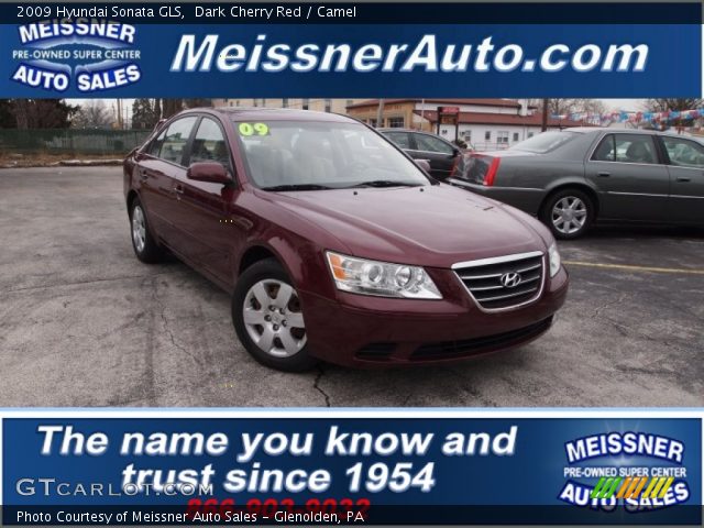 2009 Hyundai Sonata GLS in Dark Cherry Red