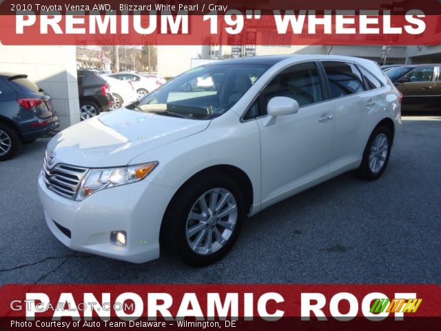 2010 Toyota Venza AWD in Blizzard White Pearl
