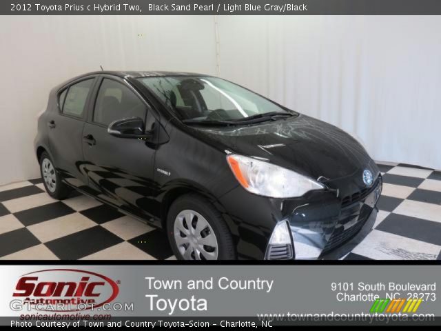 2012 Toyota Prius c Hybrid Two in Black Sand Pearl