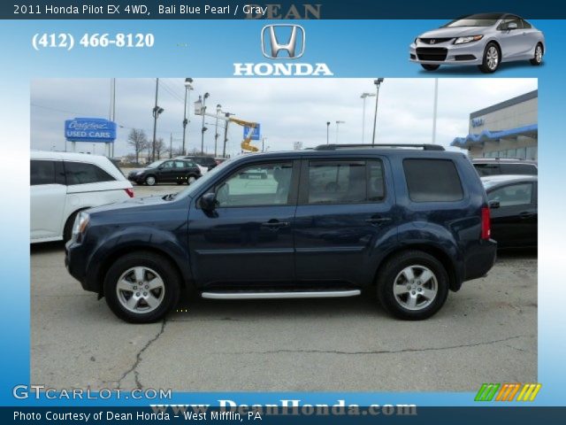 2011 Honda Pilot EX 4WD in Bali Blue Pearl