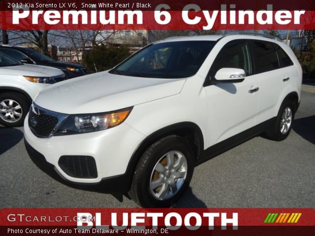 2012 Kia Sorento LX V6 in Snow White Pearl