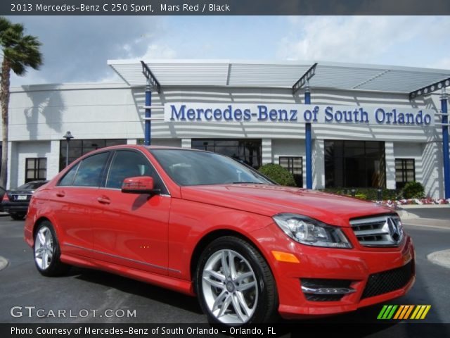 2013 Mercedes-Benz C 250 Sport in Mars Red
