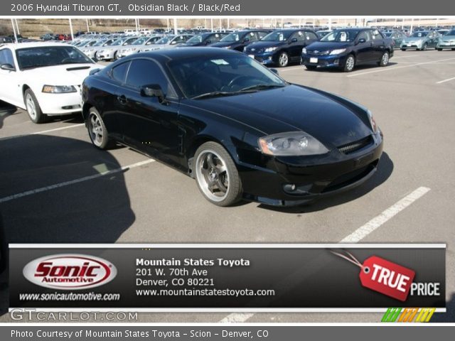 2006 Hyundai Tiburon GT in Obsidian Black