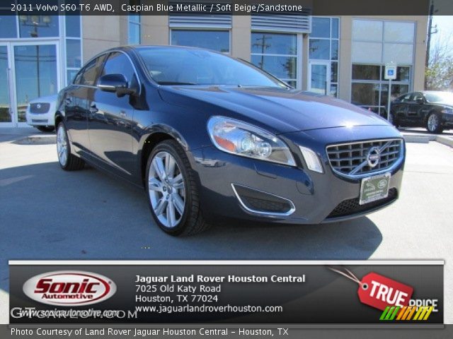 2011 Volvo S60 T6 AWD in Caspian Blue Metallic