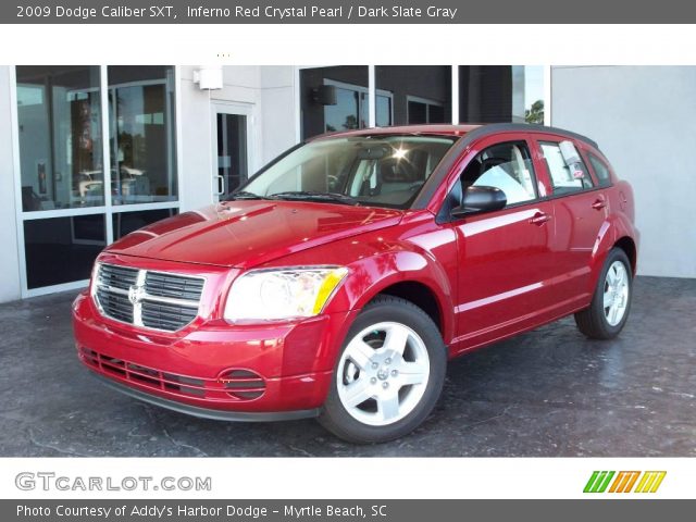 2009 Dodge Caliber SXT in Inferno Red Crystal Pearl