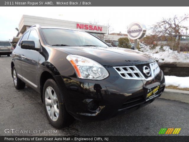 2011 Nissan Rogue SV AWD in Wicked Black