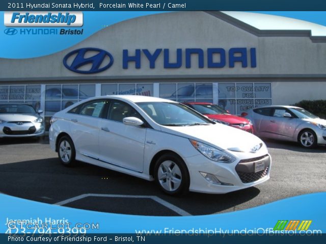 2011 Hyundai Sonata Hybrid in Porcelain White Pearl
