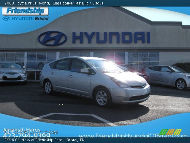 2008 Toyota Prius Hybrid in Classic Silver Metallic