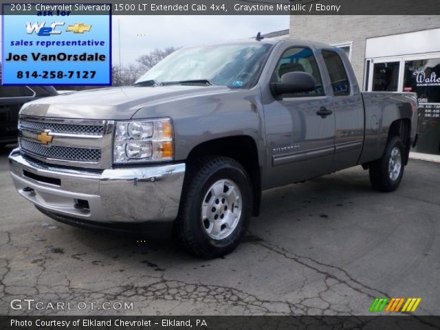 2013 Chevrolet Silverado 1500 LT Extended Cab 4x4 in Graystone Metallic