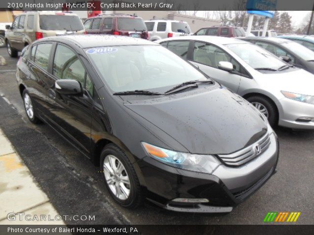 2010 Honda Insight Hybrid EX in Crystal Black Pearl