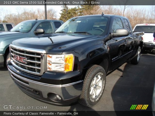 2013 GMC Sierra 1500 SLE Extended Cab 4x4 in Onyx Black