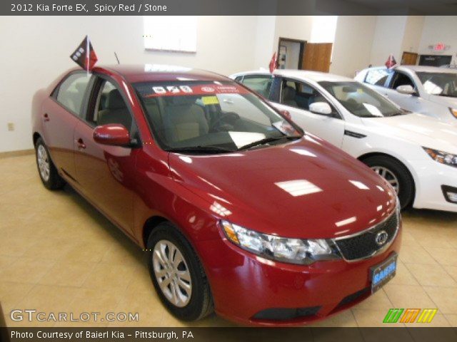 2012 Kia Forte EX in Spicy Red