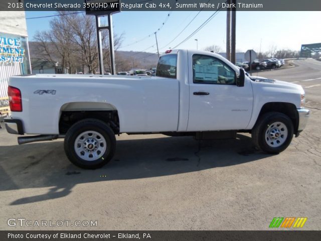 2013 Chevrolet Silverado 3500HD WT Regular Cab 4x4 in Summit White