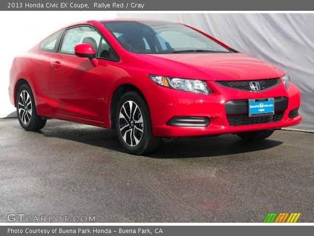 2013 Honda Civic EX Coupe in Rallye Red