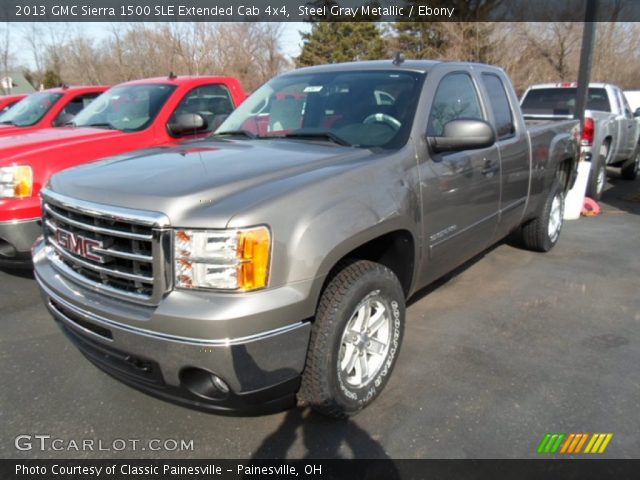 2013 GMC Sierra 1500 SLE Extended Cab 4x4 in Steel Gray Metallic