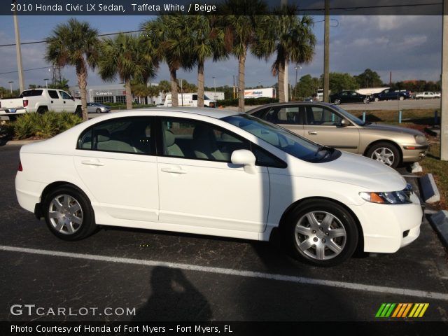 2010 Honda Civic LX Sedan in Taffeta White