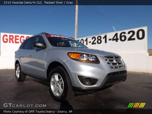2010 Hyundai Santa Fe GLS in Radiant Silver