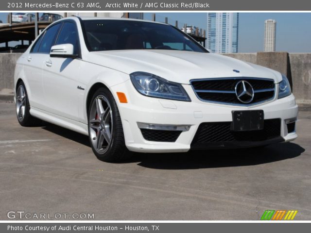 2012 Mercedes-Benz C 63 AMG in Arctic White