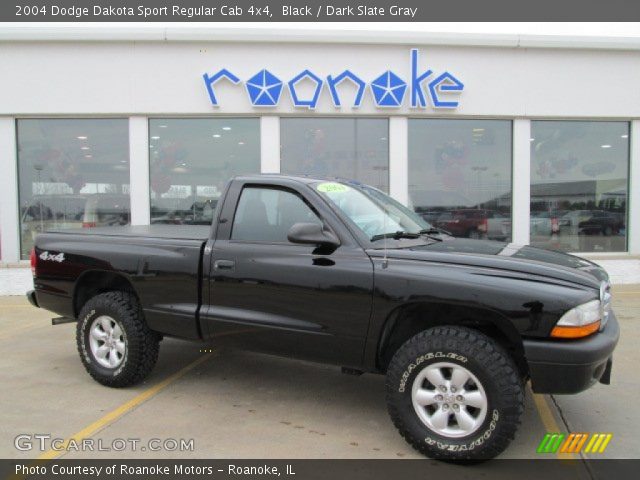 2004 Dodge Dakota Sport Regular Cab 4x4 in Black