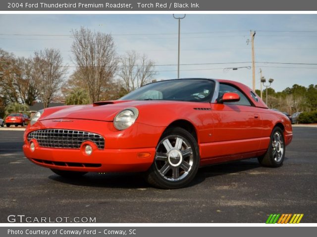 2004 Ford Thunderbird Premium Roadster in Torch Red