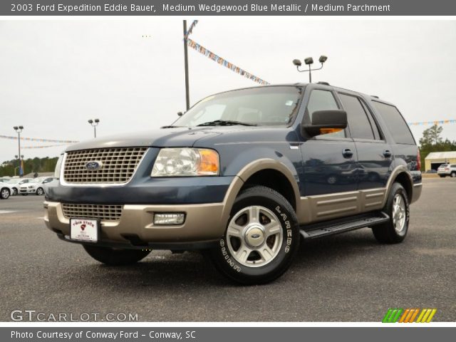 2003 Ford Expedition Eddie Bauer in Medium Wedgewood Blue Metallic