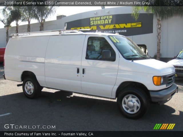 2006 Ford E Series Van E350 Commercial Extended in Oxford White