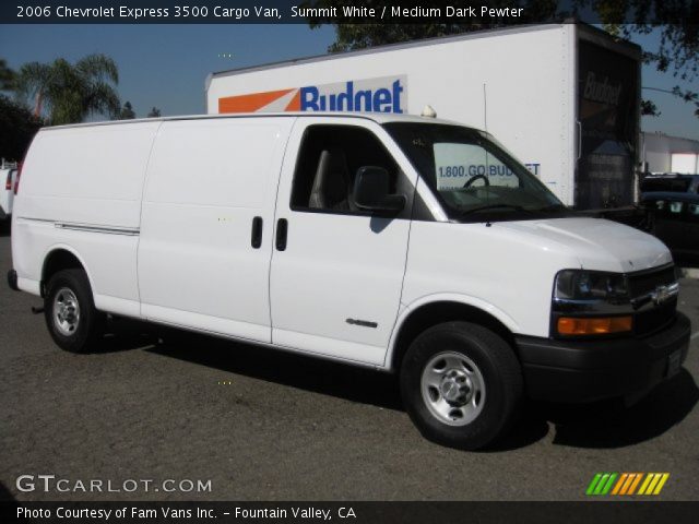 2006 Chevrolet Express 3500 Cargo Van in Summit White