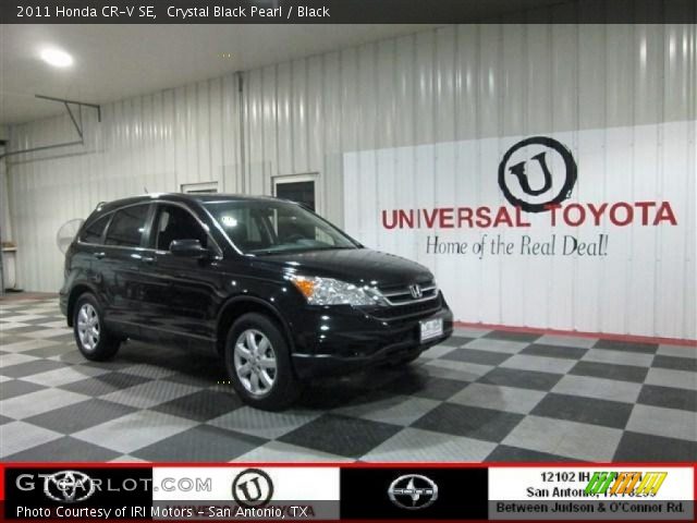 2011 Honda CR-V SE in Crystal Black Pearl