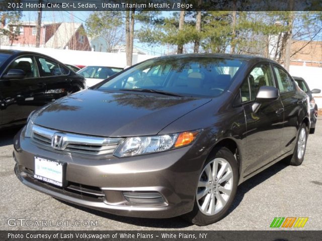 2012 Honda Civic EX-L Sedan in Urban Titanium Metallic