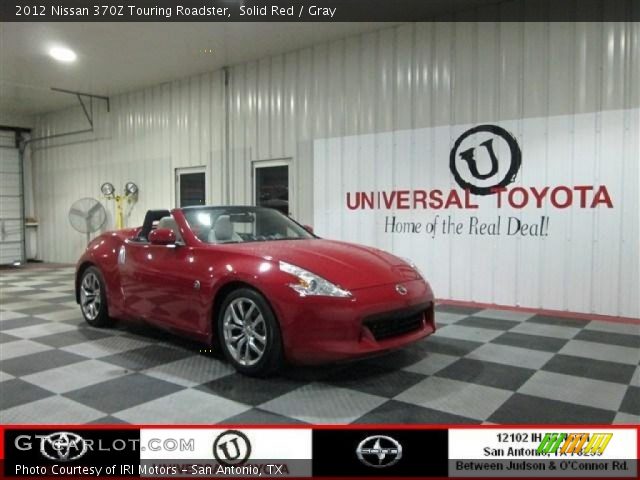 2012 Nissan 370Z Touring Roadster in Solid Red