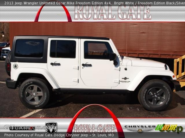 2013 Jeep Wrangler Unlimited Oscar Mike Freedom Edition 4x4 in Bright White