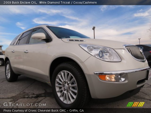 2009 Buick Enclave CXL in White Diamond Tricoat