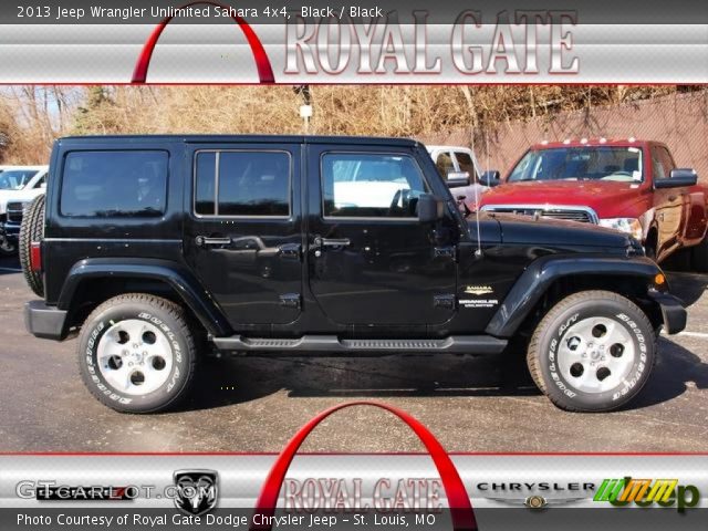 2013 Jeep Wrangler Unlimited Sahara 4x4 in Black