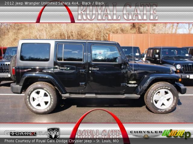 2012 Jeep Wrangler Unlimited Sahara 4x4 in Black