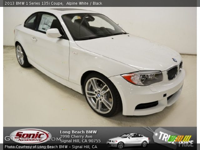 2013 BMW 1 Series 135i Coupe in Alpine White