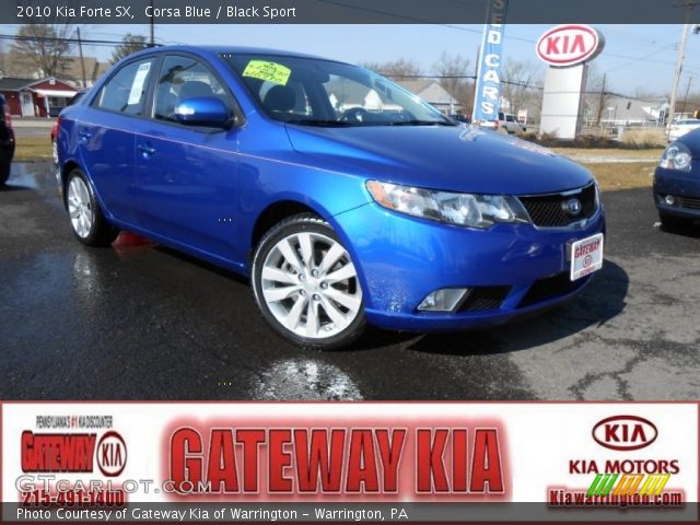 2010 Kia Forte SX in Corsa Blue