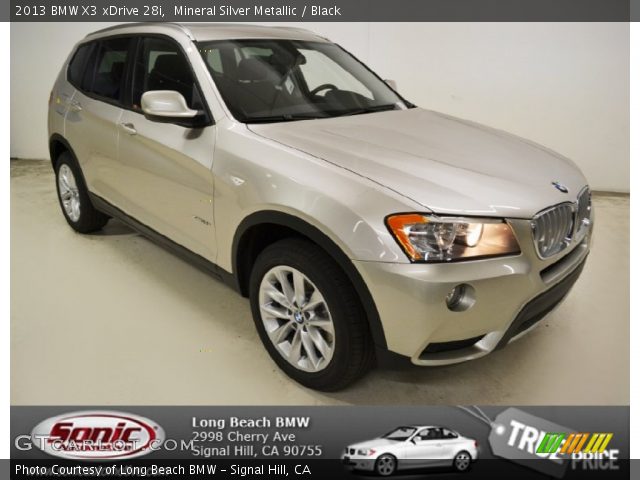 2013 BMW X3 xDrive 28i in Mineral Silver Metallic