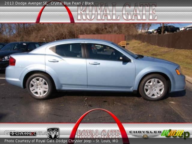 2013 Dodge Avenger SE in Crystal Blue Pearl