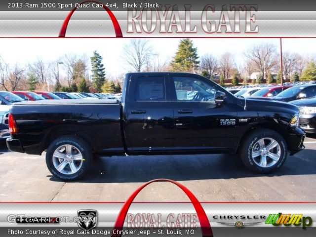 2013 Ram 1500 Sport Quad Cab 4x4 in Black