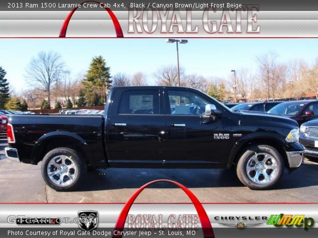 2013 Ram 1500 Laramie Crew Cab 4x4 in Black