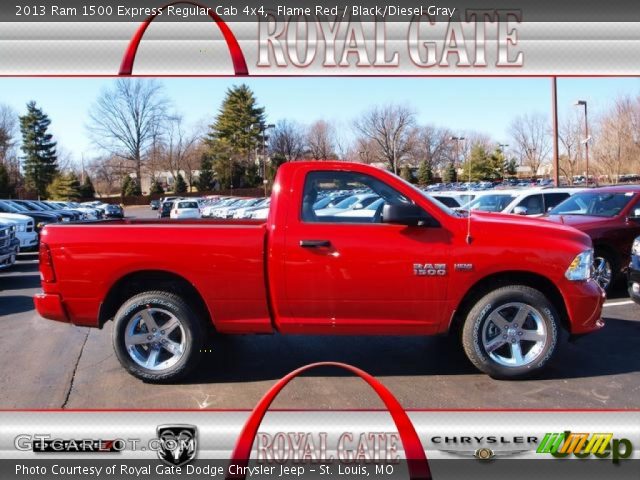 2013 Ram 1500 Express Regular Cab 4x4 in Flame Red