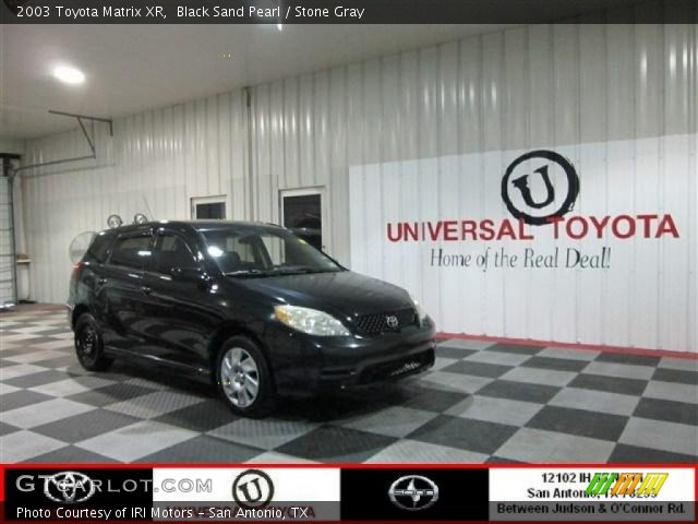 2003 Toyota Matrix XR in Black Sand Pearl